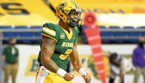 4. TRADE! PHILADELPHIA (via ATLANTA) - TREY LANCE, QB, NDSU. Kleiner Uptrade, um auf Nummer sicher zu gehen. Lance ist - wie Hurts - ein guter Runner und kratzt als Passer erst an seinem Ceiling. Enormes Upside und müsste in Philly nicht sofort starten.