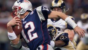 Super Bowl XXXVI im Jahr 2002 gewannen die Patriots dann sensationell gegen die Rams, doch Bledsoe hatte seinen Startplatz nach schwerer Verletzung an einen gewissen Tom Brady verloren und war nur Zuschauer. Danach noch in Buffalo und Dallas aktiv.