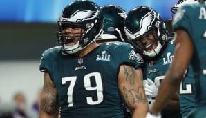 Right Guard: BRANDON BROOKS (Philadelphia Eagles) - Durchschnittliches Jahresgehalt: 14,1 Millionen Dollar (Gesamtvertrag: 56,4 Millionen Dollar 2019) / Amerkung: Brandon Scherff verdient in Washington 18 Millionen Dollar unter dem Franchise Tag.