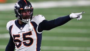 5. Pick: BRADLEY CHUBB (ED, Broncos) - Startete mit zwölf Sacks in seiner Rookie-Saison spektakulär, verpasste dann aber große Teile seines zweiten Jahres. Kann 2021 mit Von Miller ein Top-Pass-Rush-Duo bilden. Option: gezogen.