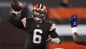 6. BAKER MAYFIELD - Cleveland Browns. Deep Attempts: 23-of-47, 714 Yards, 5:2 TD-to-INT Ratio, 112.7 Passer Rating / Comp: 48.9 Prozent / xComp: 37.7 Prozent / CPOE: +11.2 Prozent