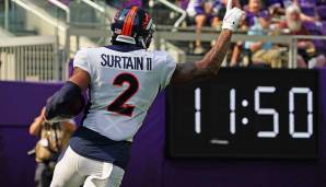 PATRICK SURTAIN (CB, Broncos): Ultra-dominanter Auftritt in Woche 1 gegen die Vikings, inklusive Pick Six. Ließ gegen Seattle letzte Woche dann einen Catch für zwölf Yards zu. Surtain ist bereit für die NFL, daran besteht kein Zweifel.
