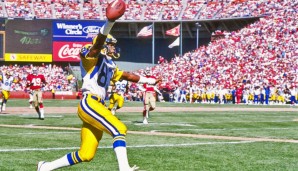 Meiste Receiving Yards in einem Spiel: Willie "Flipper" Anderson - 336 Yards (15 Catches). Anderson schaffte den Rekord 1989 für L.A. Rams gegen die New Orleans Saints.