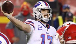 Josh Allen und die Buffalo Bills könnten sich erstmals gegen die Kansas City Chiefs durchsetzen.