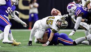 TREVOR SIEMIAN - Quarterback, New Orleans Saints: War wie seine Kollegen überfordert gegen die Bills und muss nun allmählich um seinen Stammplatz fürchten.