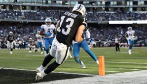 HUNTER RENFROW - WR, 149. Pick (5. Runde) 2019: Mauserte sich zum wichtigen Slot-Receiver bei den Raiders. Kam 2019 und 2020 auf jeweils über 600 Receiving Yards. In dieser Saison noch wichtiger für Quarterback Derek Carr.