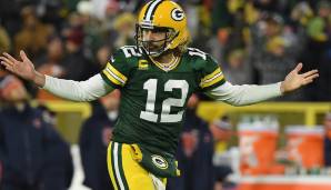 Aaron Rodgers warf gegen die Bears für 4 Touchdowns.