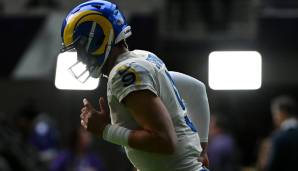 MATTHEW STAFFORD, Quarterback, Rams: Die Rams haben gewonnen und sind nun Erster in der NFC South. Aber an ihrem QB lag das nicht. Stafford warf 3 Interceptions und hielt die Vikings damit lange Zeit im Spiel. Seine Fehler bleiben ein Problem.