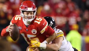 Patrick Mahomes hatte nach anfänglichen Schwierigkeiten keinerlei Mühe mehr mit den Steelers.