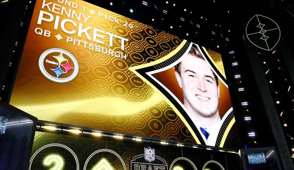 Kenny Pickett spielt künftig für die Pittsburgh Steelers.