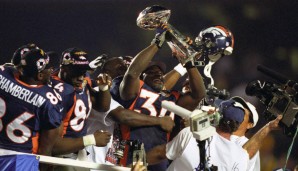 Terrell Davis von den Denver Broncos war im Januar 1998 der letzte Running Back, der zum Super-Bowl-MVP gewählt wurde.