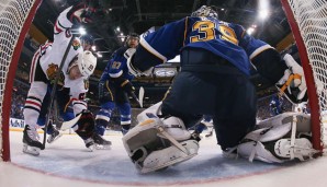 Blues-Keeper Ryan Miller verbuchte in Spiel 1 39 Saves