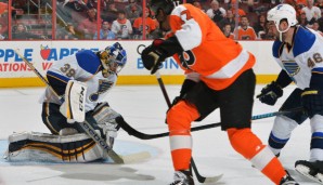 Stark: Blues-Goalie Ryan Miller brachte die Flyers mehrmals zur Verzweiflung