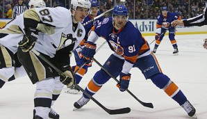 John Tavares (r.) behielt mit den Islanders gegen Pittsburgh erneut die Oberhand