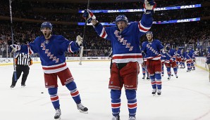 Die New York Rangers brauchen nur noch einen Punkt zum Gewinn der Eastern Conference