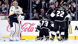 Die Los Angeles Kings feiern einen weiteren Sieg