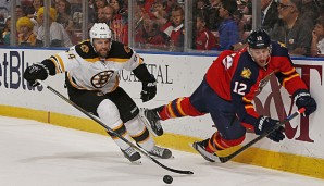 Dennis Seidenberg (l.) war 2011 Stanley-Cup-Sieger mit den Boston Bruins