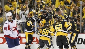 Der Freude in Pittsburgh kannte beim Sieg über die Capitals keine Grenzen