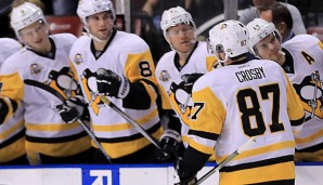 Sidney Crosby trug sich erneut in die Torschützenliste der Pens ein