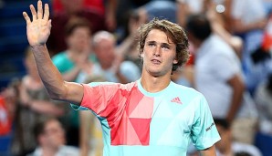 Alexander Zverev verwandelte seinen zweiten Matchball