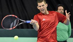 Dominic Thiem führt das Davis-Cup-Team des ÖTV gegen Australien an.