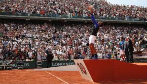Platz 1: Rafael Nadal (Spanien) - French Open: 13 Titel (2005-2008, 2010-14, 2017-2020)
