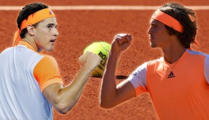 Dominic Thiem oder Alexander Zverev: Wer schafft es in Paris weiter?