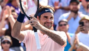 Roger Federer ist bereit für die US Open