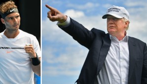 Donald Trump schätzt die Kämpferqualitäten von Rafael Nadal