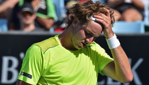 Jan-Lennard Struff musste sich gegen Danijl Medwedew in Marseille geschlagen geben