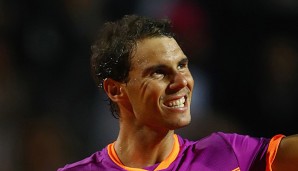 Rafael Nadal hat in Rom noch nicht einmal gescheit angeschwitzt