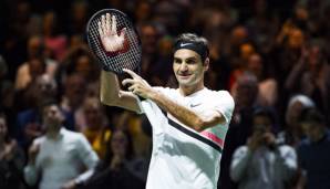 Im Alter von 36 Jahren wieder die Nummer eins der Welt: Roger Federer.