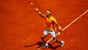 Nadal spielte am Freitag gegen Fognini.