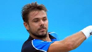 Stan Wawrinka schlägt in Eastbourne auf