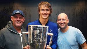 Alexander Zverev sr. und Jez Green kümmern sich um Sascha