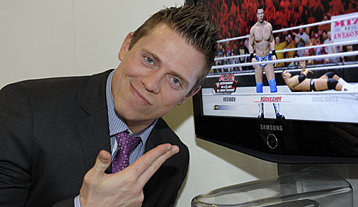 Awesome! The Miz war zu Besuch auf der Gamescom, um das Videospiel "WWE 12" zu bewerben