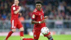 David Alaba im Einsatz beim 6:0 über Mainz.