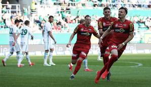 Altach gewinnt dank einem Tor von Mergim Berisha mit 2:1 gegen Rapid Wien.