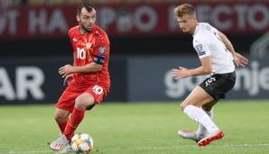 Goran Pandev ist Nordmazedoniens Starspieler und Kapitän.