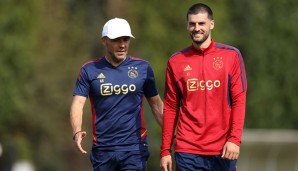 Florian Grillitsch im Trainingsoutfit von AFC Ajax