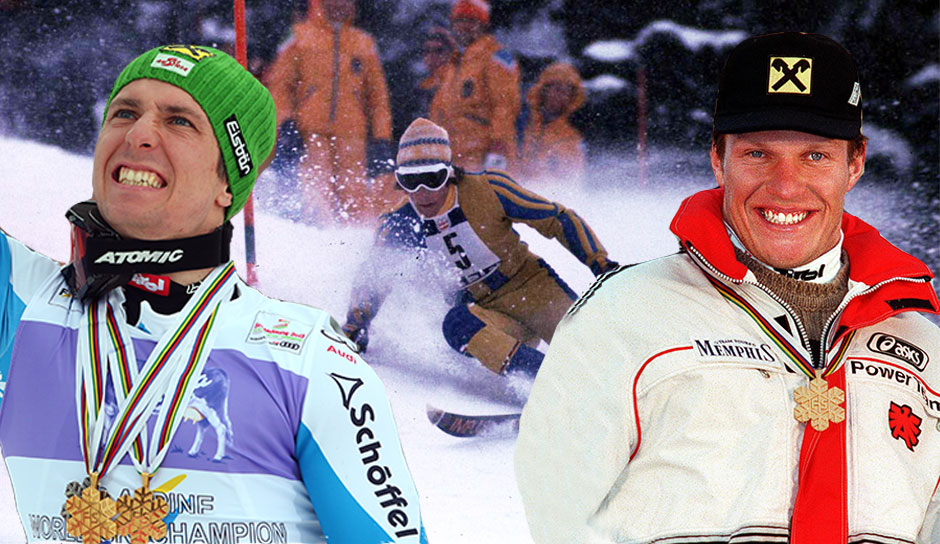 Vom 5. bis zum 17. Februar steigt in Åre (Schweden) die 45. Alpine Skiweltmeisterschaft. Wir zeigen euch die erfolgreichsten WM-Teilnehmer und wie viele Medaillen Legenden wie Aksel Lund Svindal, Renate Götschl oder Hermann Maier abstaubten.