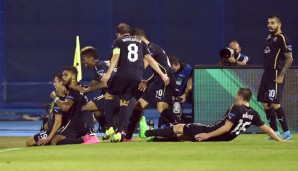 Dinamo Zagreb schlug im ersten Spiel der diesjährigen Champions League den FC Arsenal