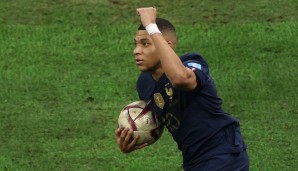 Kylian Mbappe traf im WM-Finale per Doppelschlag.