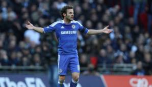 Platz 25 | Juan Mata | Spiele: 117 | Vereine: FC Chelsea, Manchester United | Tore: 18 | Vorlagen: 18