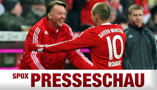 Zwei Gründe für das negative Bild des FCB in Spanien: Louis van Gaal (l.) und Arjen Robben