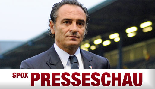 Italiens Nationaltrainer Cesare Prandelli beklagt die desaströse Infrastruktur