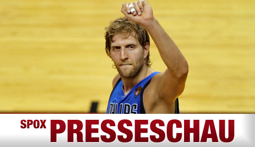 Dirk Nowitzki hat mit den Dallas Mavericks seine erste NBA-Meisterschaft geholt