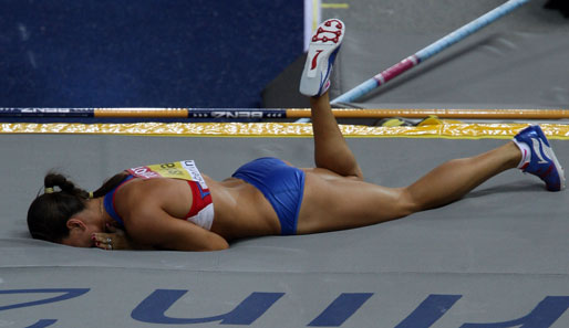 Tag 3 der WM: Jelena Isinbajewa leistete sich im Finale einen "salto nullo" und blieb ohne WM-Medaille