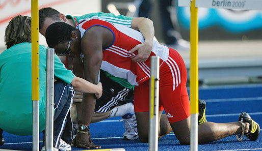 Ebenso bitter verlief der Tag für 110 Meter-Hürden-Weltrekordler Dayron Robles. Er musste im Halbfinale verletzt aufgeben