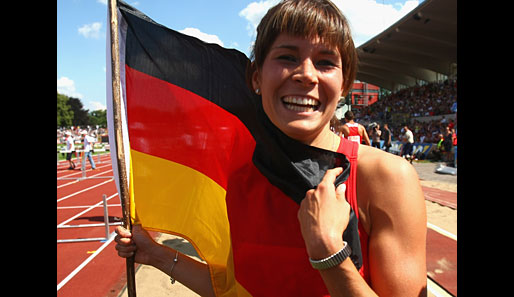 Keine andere DLV-Athletin freute sich so schön über ihre Qualifikation für die WM in Berlin